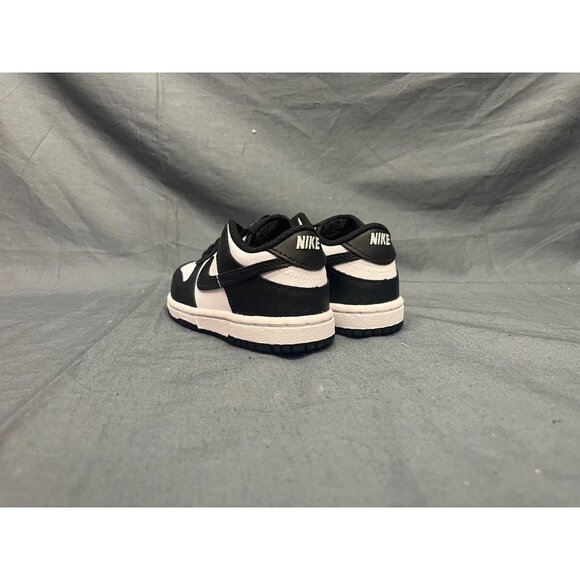 Nike Toddlers Dunk Low (TD) Sneakers Lace Up White Black Size 7 NEW IN BOX! - Picture 6 of 10